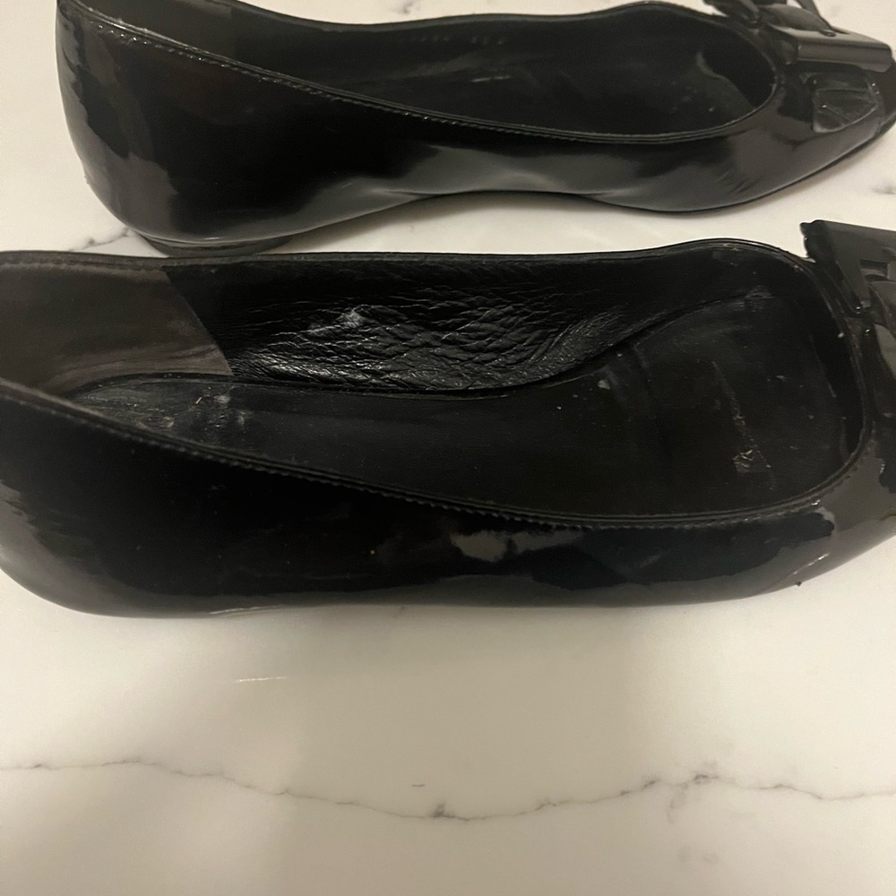 Gucci Embellished Ballet Flats in Black Patent Leather - Picture 7 of 9